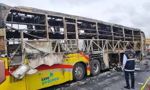 BusAccident, RoadSafety, Kurnool, Jaisalmer, CentralGovernment, NitinGadkari, BusSafety