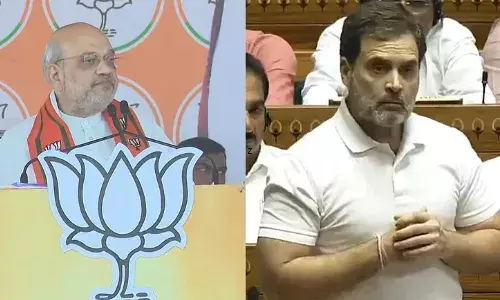 రాహుల్ గాంధీ విధానమే అబద్ధాలు చెప్పడం.. అమిత్ షా ఫైర్‌..!