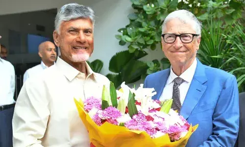 Bill Gates Amaravati Visit, Chandrababu Naidu and Bill Gates Meeting, Gates Foundation AP Projects, Nara Lokesh and Pawan Kalyan, AP Government Collaboration with Bill Gates
