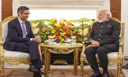 Sundar Pichai, PM Modi, Google CEO, AI Impact Summit 2026, New Delhi, India AI Sundar Pichai, PM Modi, Google CEO, AI Impact Summit 2026, New Delhi, India AI