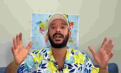 Telugu News, Telangana, Hyderabad, Andrapradesh, YouTuber Anvesh, Lookout Notice, Hyderabad Police, Panjagutta Police, Social Media Action