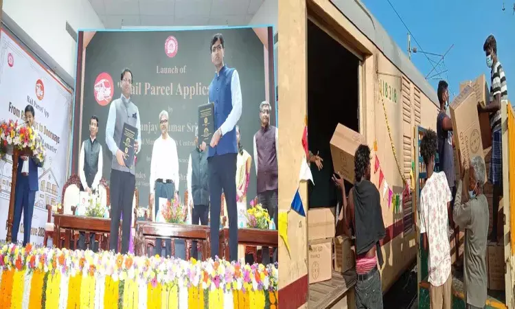Hyderabad News, South Central Railway, Rail Parcel App, parcel transport, Indian Railways