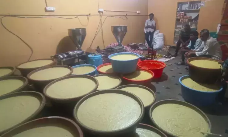 Adulterated Ginger-Garlic Paste, Hyderabad Task Force Raid, Khairtabad News, Food Safety Hyderabad, JJ Food Adulteration, FSSAI License Expired, BNS Sections, Health Risk