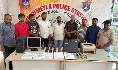 Hyderabad Police, Jeedimetla Racket, Fake Insurance Policies, Vehicle Insurance Fraud, Reliance General Insurance, NLB Nagar Raids, Cyber Crime Hyderabad