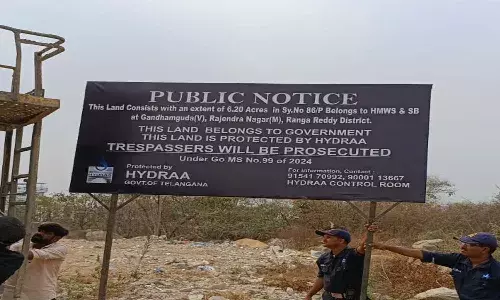 Hyderabad News, HYDRAA, Hyderabad IT Corridor, Government Land, Encroachment Removal, Gandhanguda