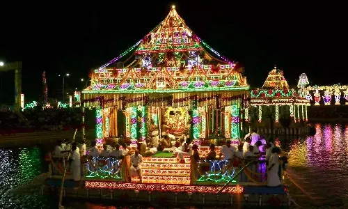 AndhraPradesh, Tirupati, Tirumala, Teppotsavam, SrivariPushkarini, MalayappaSwamy, TTD, FloatFestival