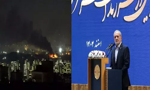 International News, Iran Israel War, Pezeshkian, DonaldTrump, Middle East Conflict, GlobalSecurity, IsraelStrikes