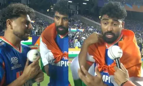 Video : మా ఇద్దరి పాత్ర చాలా పెద్దది.. న‌వ్వులు పూయించిన సిరాజ్‌