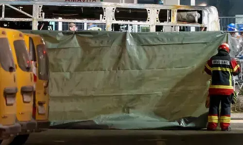 Switzerland Bus Fire, Kerzers, Bern, Fribourg Canton, PostBus, Fatal Accident