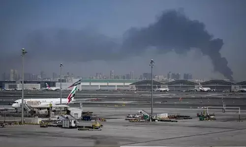 దుబాయ్ విమానాశ్రయం సమీపంలో ఇరాన్ డ్రోన్ దాడి.. ఒక భారతీయుడు సహా నలుగురికి గాయాలు