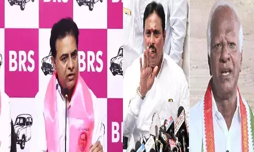 Telangana, KTR, BRS, Congress, Telangana Politics, Speaker Gaddam Prasad, Danam Nagender, Kadiyam Srihari, Defection Case