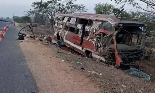 Telangana, Nizamabad, Road Accident, Bus Crash, Four Killed