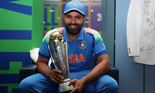 ఈ గొడ‌వేంది..? టీమిండియా ఛాంపియన్స్ ట్రోఫీ గెలిచింది రోహిత్ కెప్టెన్సీలోనే క‌దా..?