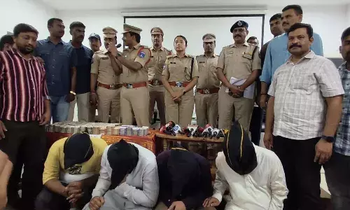 Kukatpally Robbery Case, Hawala Money Seizure, Cyberabad Police, Md. Khusrouddin, Chilli Powder Robbery, Hyderabad Airport Arrests, Rs 1 Crore Looted