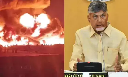 Amaravati Fire Incidents, MEIL Stockyard Fire, Chandrababu Naidu Review, Rayapudi Fire Accident, AP Capital Security, Drone Surveillance Amaravati, Forensic Investigation AP
