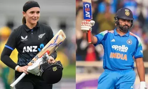 రోహిత్ శర్మను వెనక్కి నెట్టి చరిత్ర సృష్టించిన‌ అమేలియా కెర్..!