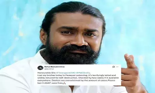 Cinema News, Tollywood, RahulRama krishna, ParaquatBan, Pesticide Suicide, CM RevanthReddy, PM Modi