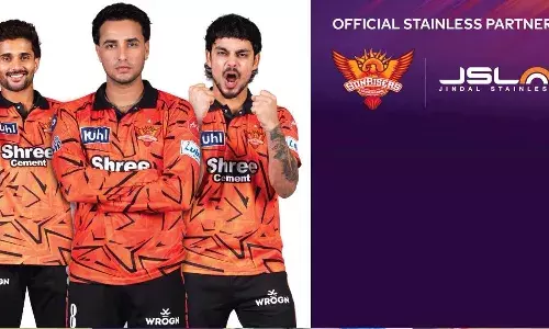 సన్‌రైజర్స్ హైదరాబాద్‌తో చేతులు కలిపిన జిందాల్ స్టెయిన్‌లెస్