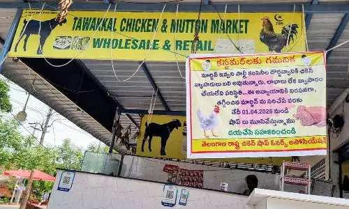 Chicken Shop Owners Association, Indefinite Strike, Poultry Companies, Chicken Traders Victimization, Hyderabad Mallapur Area, Market Disruption, Supply Chain Issues