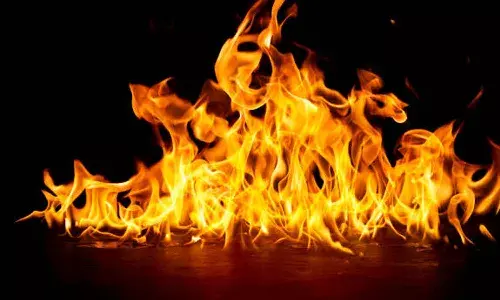 Nirmal District, Fire Accident, Refrigerator Fire, Short Circuit Tragedy, Mahalakshmi Wada, Accidental Death, Nirmal Police, Home Safety