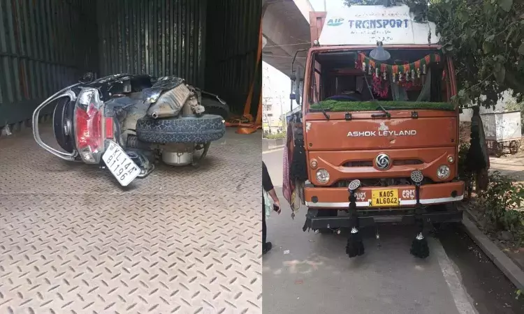 Crime News, Hyderabad, Madhapur, RoadAccident, HitAndRun, KeralaCouple