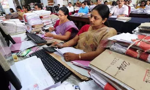 Telangana Government, Contract Employees, Outsourcing Employees, Monthly Salary, May 1st, EPF and ESI issues, Telangana Outsourcing Corporation, Employee Welfare, 1st Day Salary