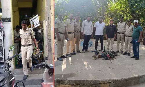 Hyderabad, HMWSSB, vigilanceteams, illegalmotors, SRTColony, SRNagar, residents