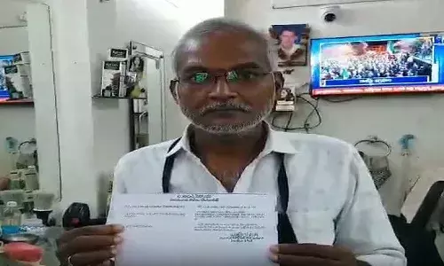 Andrapradesh, Vijayawada, Barber, GST Notice, CommonManStruggle, TaxNotice