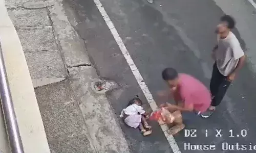 Karnataka News, Bengaluru, Tragedy, CCTVFootage, ChildSafety, Accident, ToddlerFall