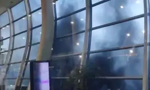 Mumbai Airport Terminal 1 Fire, CSMIA Short Circuit Incident, Air India Flight AI2812 Emergency, Technical Snag Mumbai to Bengaluru, Airport Emergency Response Team