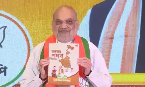 పశ్చిమబెంగాల్‌లో బీజేపీ మేనిఫెస్టో విడుదల