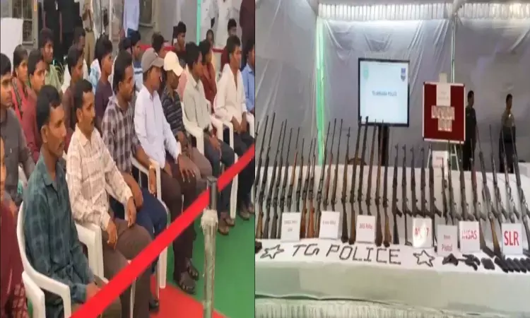 Telangana, Maoists Surrender, Telangana Police, NaxalismFreeTelangana, DGPShivadharReddy