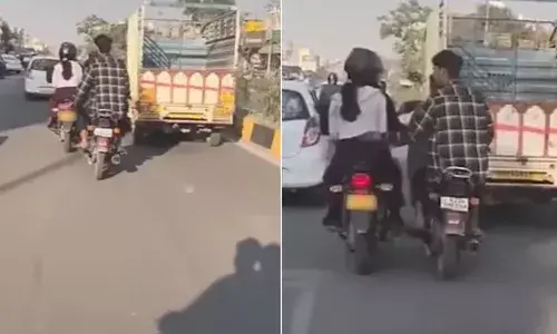 Video : బరితెగింపు.. ప‌ట్ట‌ప‌గ‌లు మహిళను వేధించిన పోకిరీలు