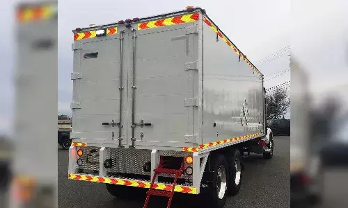 Radium Stickers Mandate, Vehicle Fitness Certificate, RTA Regulations, Road Safety Measures, QR Code Reflectors, Transport Department Telangana, Heavy Vehicle Owners Issues