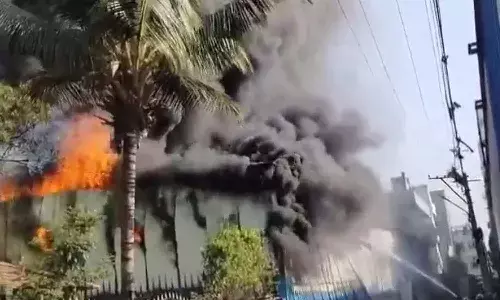 Hyderabad, Rajendranagar, FireAccident, Shivramapally