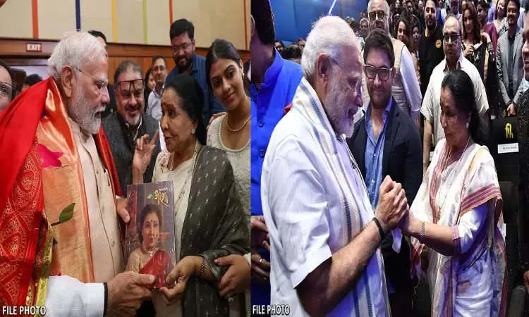 National News, AshaBhosle, PM Modi, BollywoodNews, AshaBhoslePassesAway, Tribute National News, AshaBhosle, PM Modi, BollywoodNews, AshaBhoslePassesAway, Tribute