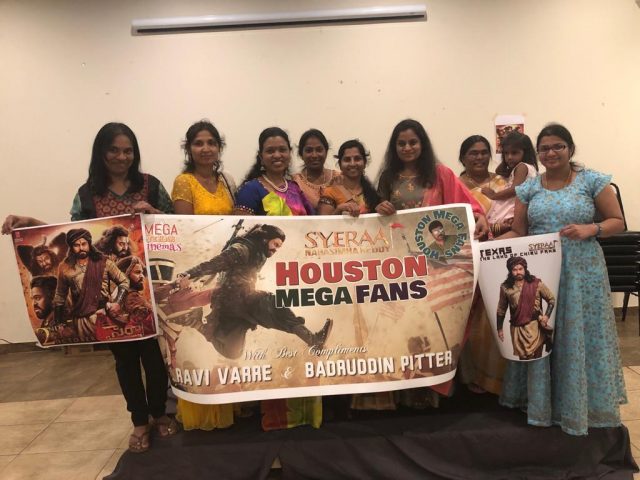 హ్యూస్టన్ లో ‘సైరా’ సందడి.. పిక్స్