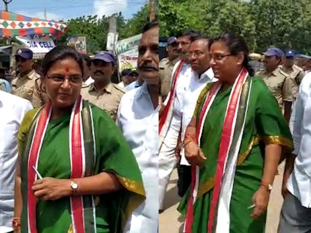 నామినేషన్ వేసిన ఉత్తమ్ పద్మావతి రెడ్డి