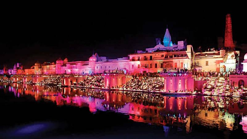 The festival of lights in Ayodhya 