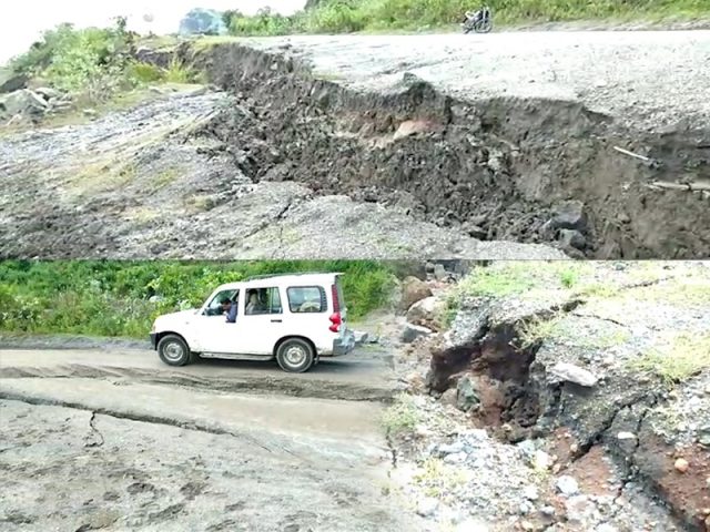 పోలవరం ప్రాజెక్ట్ దగ్గర భూమికి పగుళ్లు…!