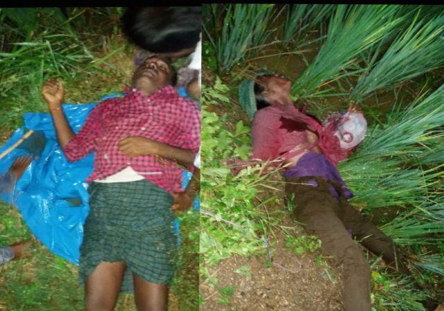 పిడుగు పాటుకు దంపతుల మృతి