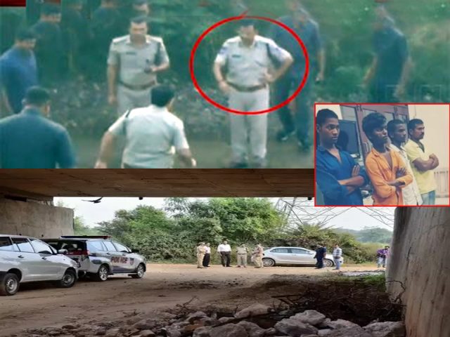ఎన్కౌంటర్ జరిగిన స్థలానికి సీపీ సజ్జనార్…