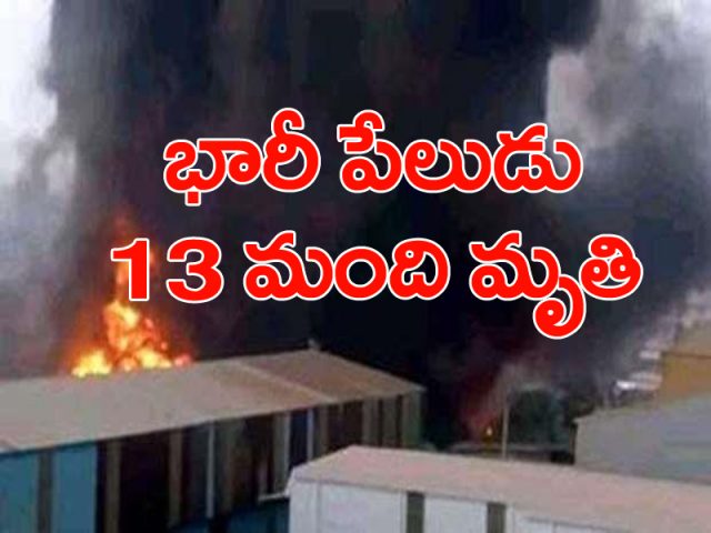 ప్లాస్టిక్ ఫ్యాక్టరీలో పేలుడు.. 13 మంది మృతి