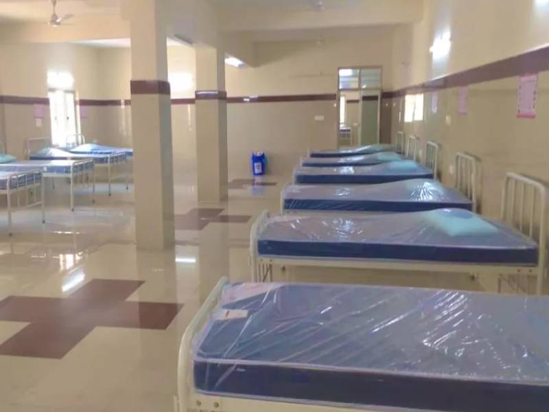 350 bed hospital for corona patients 